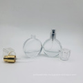 Luxury Round Empty Glass Perfume Bottle 25Ml With Atomizer